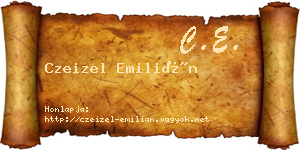 Czeizel Emilián névjegykártya